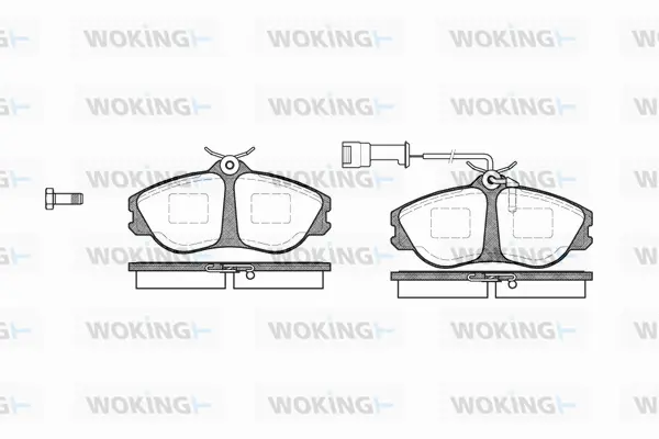 Brake Pad Set, disc brake (P3763.02)