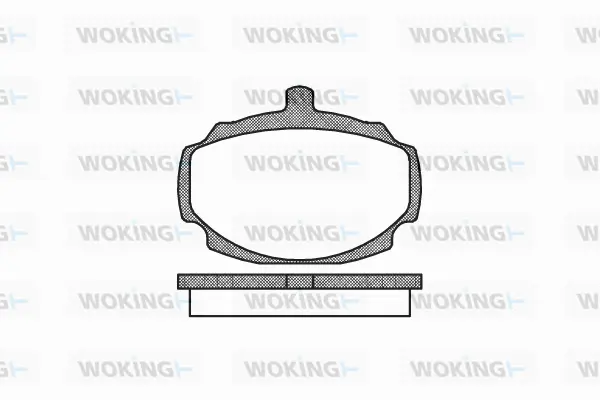 Brake Pad Set, disc brake (P1493.00)