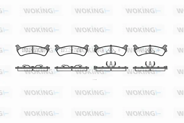 Brake Pad Set, disc brake (P7173.12)