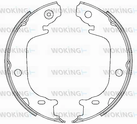 Brake Shoe, parking brake (Z4516.00)