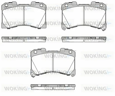 Brake Pad Set, disc brake (P18553.02)