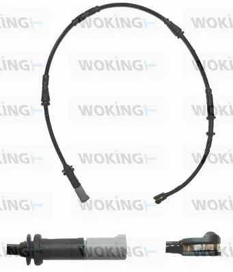 Warning Contact, brake pad wear (001141)