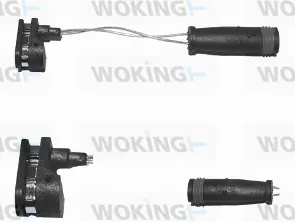 Warning Contact, brake pad wear (001043)