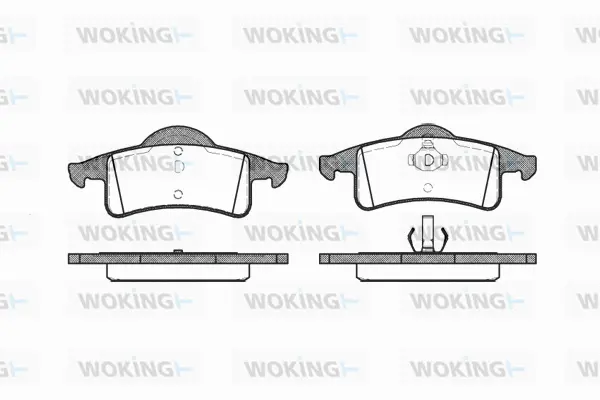 Brake Pad Set, disc brake (P6583.00)