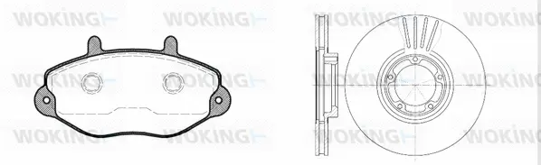 Brake Kit, disc brake (82923.00)