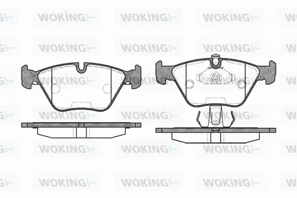 Brake Pad Set, disc brake (P3703.25)