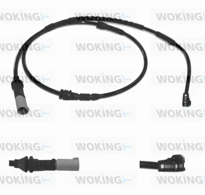 Warning Contact, brake pad wear (001118)