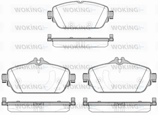 Brake Pad Set, disc brake (P14923.08)