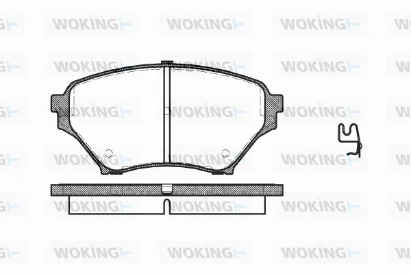 Brake Pad Set, disc brake (P9503.02)