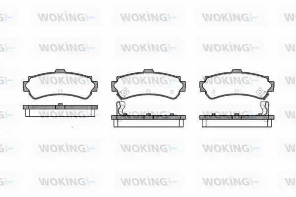 Brake Pad Set, disc brake (P7073.02)