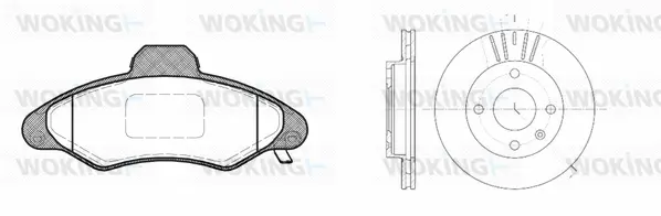 Brake Kit, disc brake (82313.01)