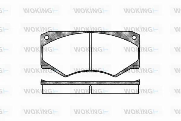 Brake Pad Set, disc brake (P1473.00)