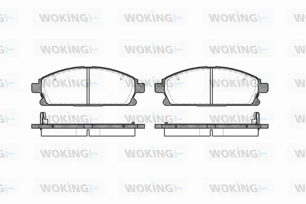 Brake Pad Set, disc brake (P7743.12)