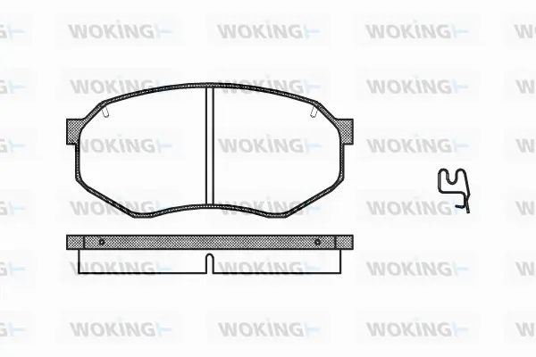 Brake Pad Set, disc brake (P0483.14)