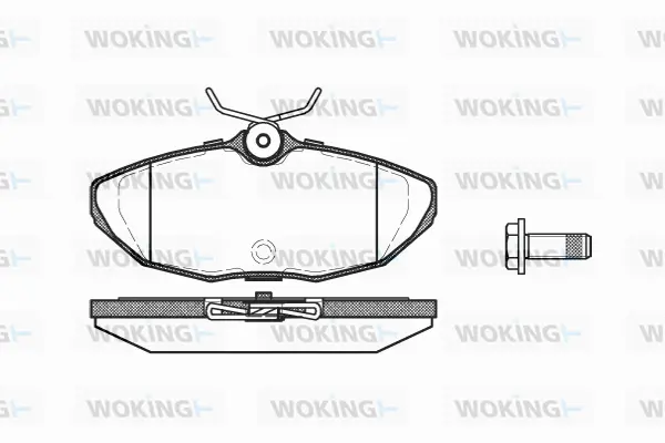 Brake Pad Set, disc brake (P6323.00)
