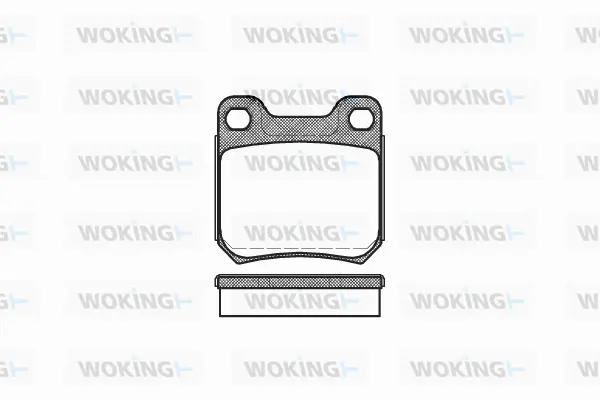 Brake Pad Set, disc brake (P3393.60)