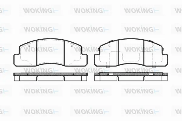 Brake Pad Set, disc brake (P5953.00)