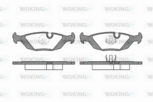 Brake Pad Set, disc brake (P0553.00)