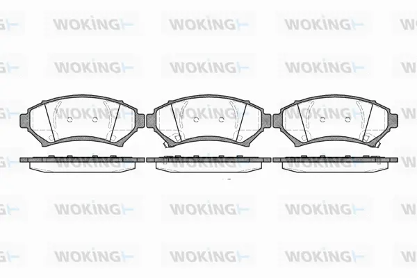 Brake Pad Set, disc brake (P7413.02)