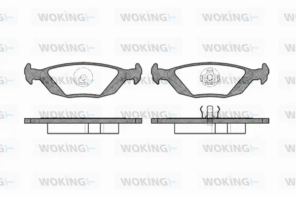 Brake Pad Set, disc brake (P0553.20)