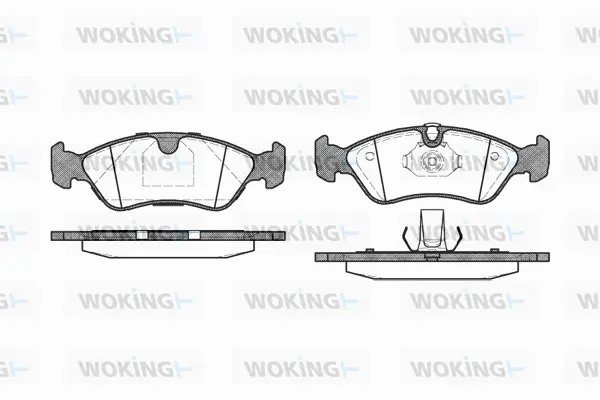 Brake Pad Set, disc brake (P3863.50)