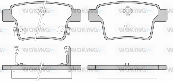 Brake Pad Set, disc brake (P10493.02)
