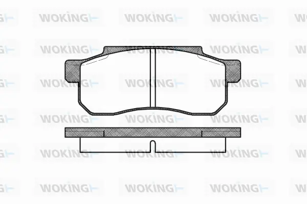 Brake Pad Set, disc brake (P3033.10)