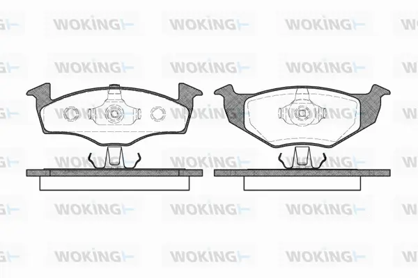 Brake Pad Set, disc brake (P7093.10)
