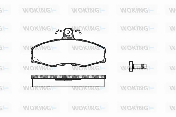 Brake Pad Set, disc brake (P0543.00)