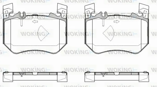 Brake Pad Set, disc brake (P18533.00)