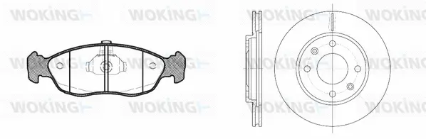 Brake Kit, disc brake (85613.02)