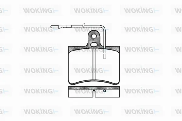Brake Pad Set, disc brake (P1333.14)