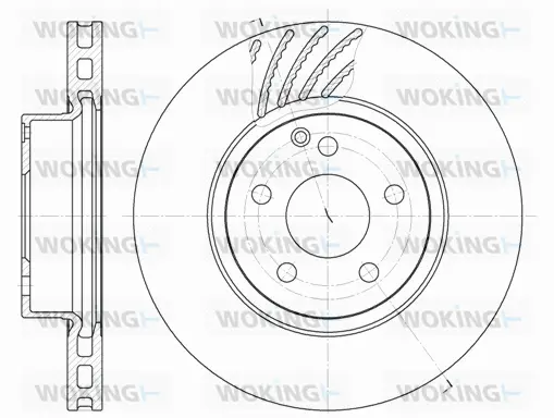 Brake Disc (D6677.10)