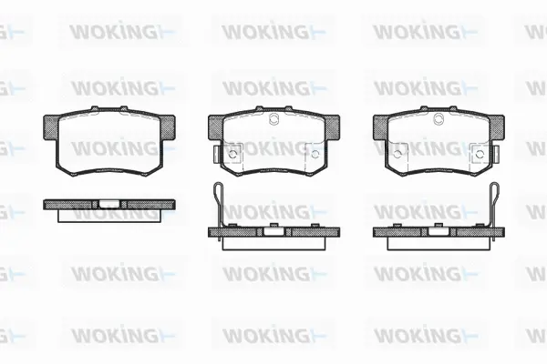 Brake Pad Set, disc brake (P2253.32)