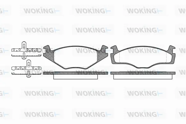 Brake Pad Set, disc brake (P0713.00)