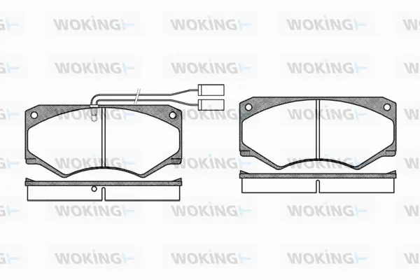Brake Pad Set, disc brake (P1473.42)