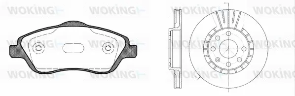 Brake Kit, disc brake (86743.04)