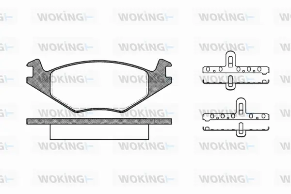 Brake Pad Set, disc brake (P0713.20)