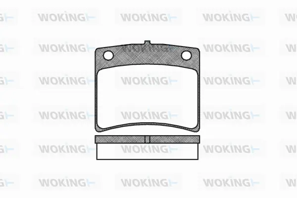 Brake Pad Set, disc brake (P1953.20)
