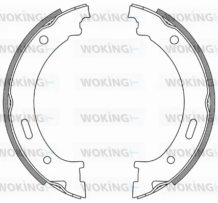 Brake Shoe, parking brake (Z4262.00)