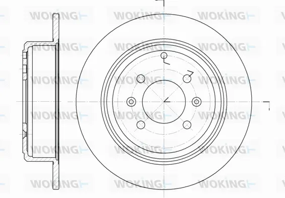Brake Disc (D6498.00)