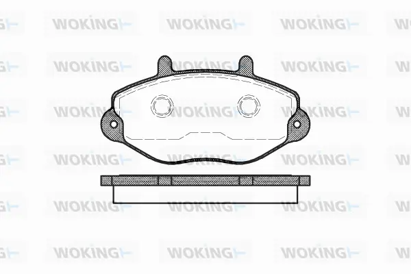 Brake Pad Set, disc brake (P2923.00)