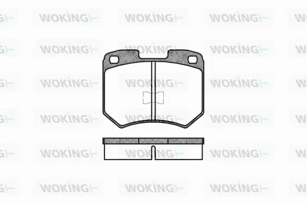 Brake Pad Set, disc brake (P1193.00)