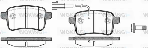 Brake Pad Set, disc brake (P15503.02)