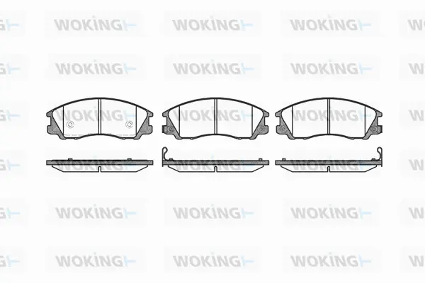 Brake Pad Set, disc brake (P6713.32)
