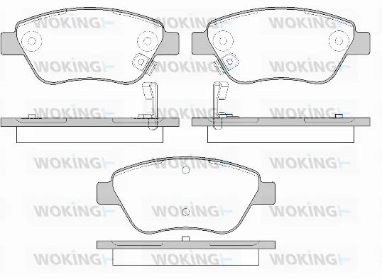 Brake Pad Set, disc brake (P9583.41)