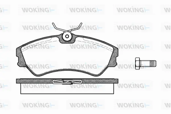 Brake Pad Set, disc brake (P2833.00)