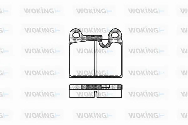 Brake Pad Set, disc brake (P1063.80)