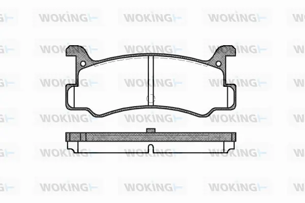 Brake Pad Set, disc brake (P3133.00)