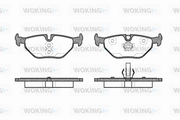 Brake Pad Set, disc brake (P3653.41)